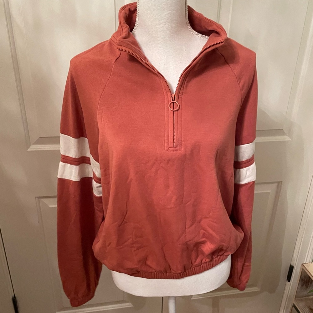 Hippie Rose Cropped Quarter Zip